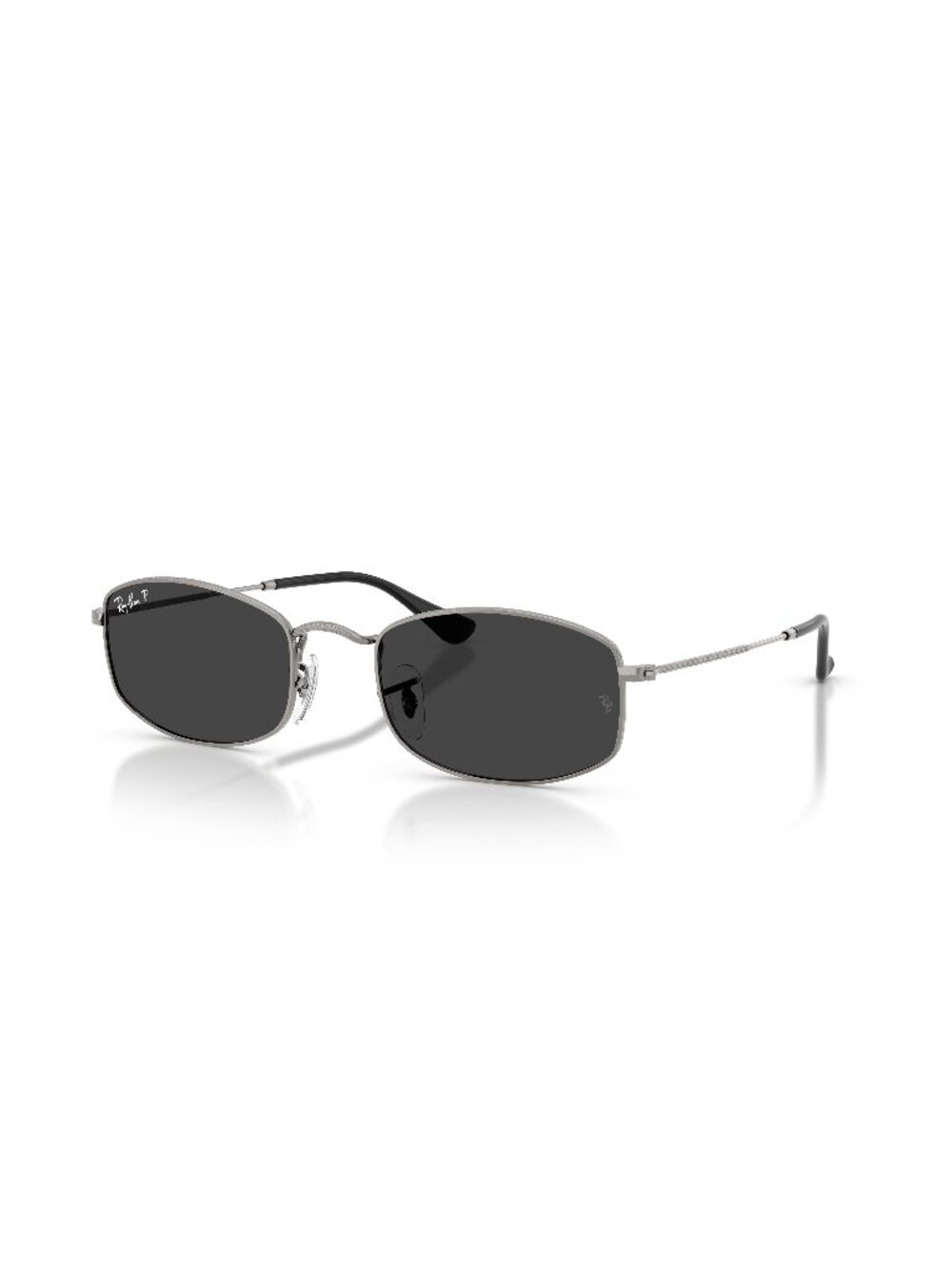 New Ray-Ban Unisex Sunglasses Grey Black Lens Metal Frame Ray Ban RB3832 004 48